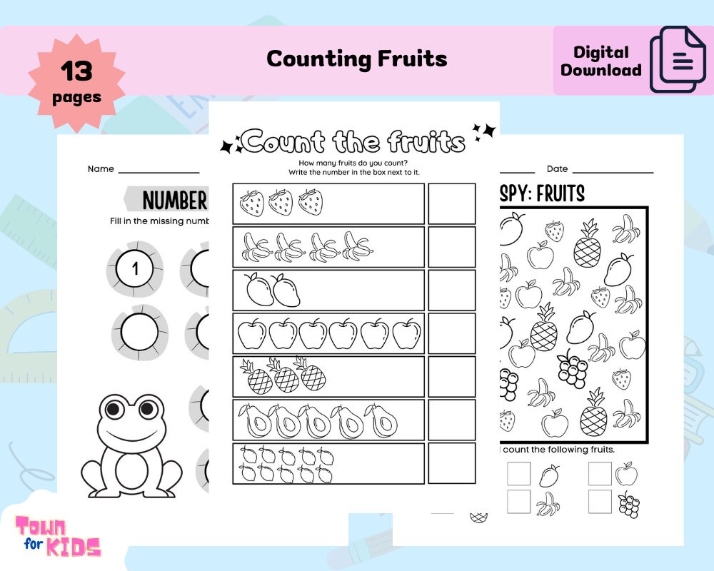 Math worksheets for prek