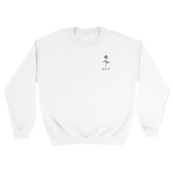 Leonard - Fleurs de naissance Juin - Sweat-shirt unisexe classique ras du cou personnalisé