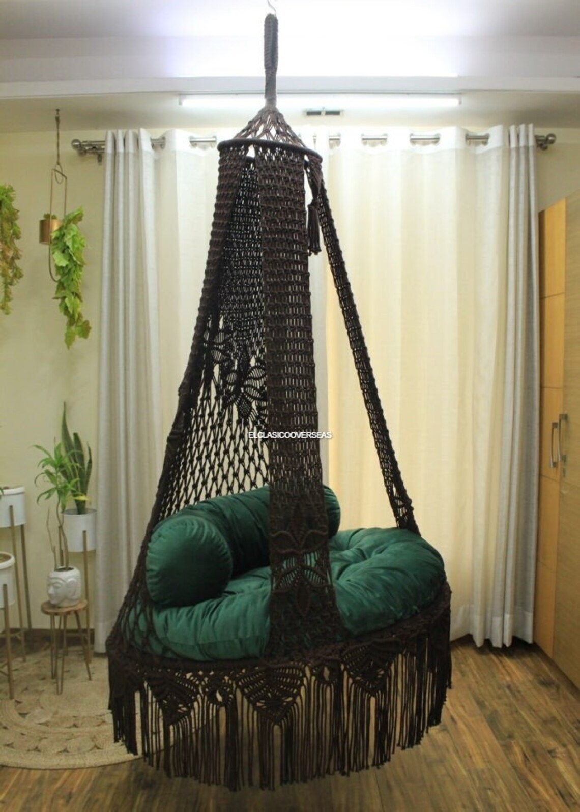 Beautiful Macrame Swing Swing Bed Indoor Hammock Indoor Etsy