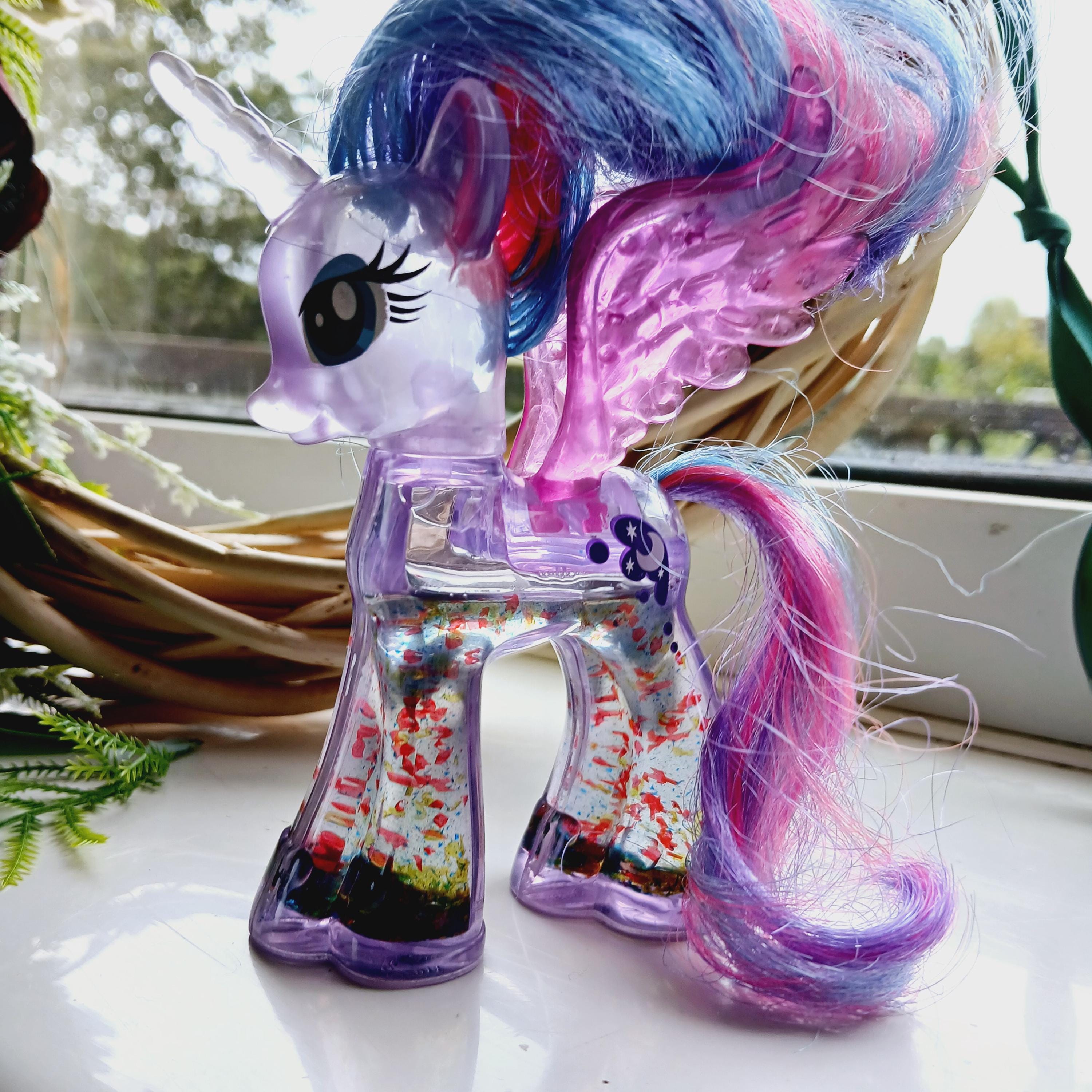 My Little Pony G4 Water Cutie Princess Luna 4” Glitter Globe