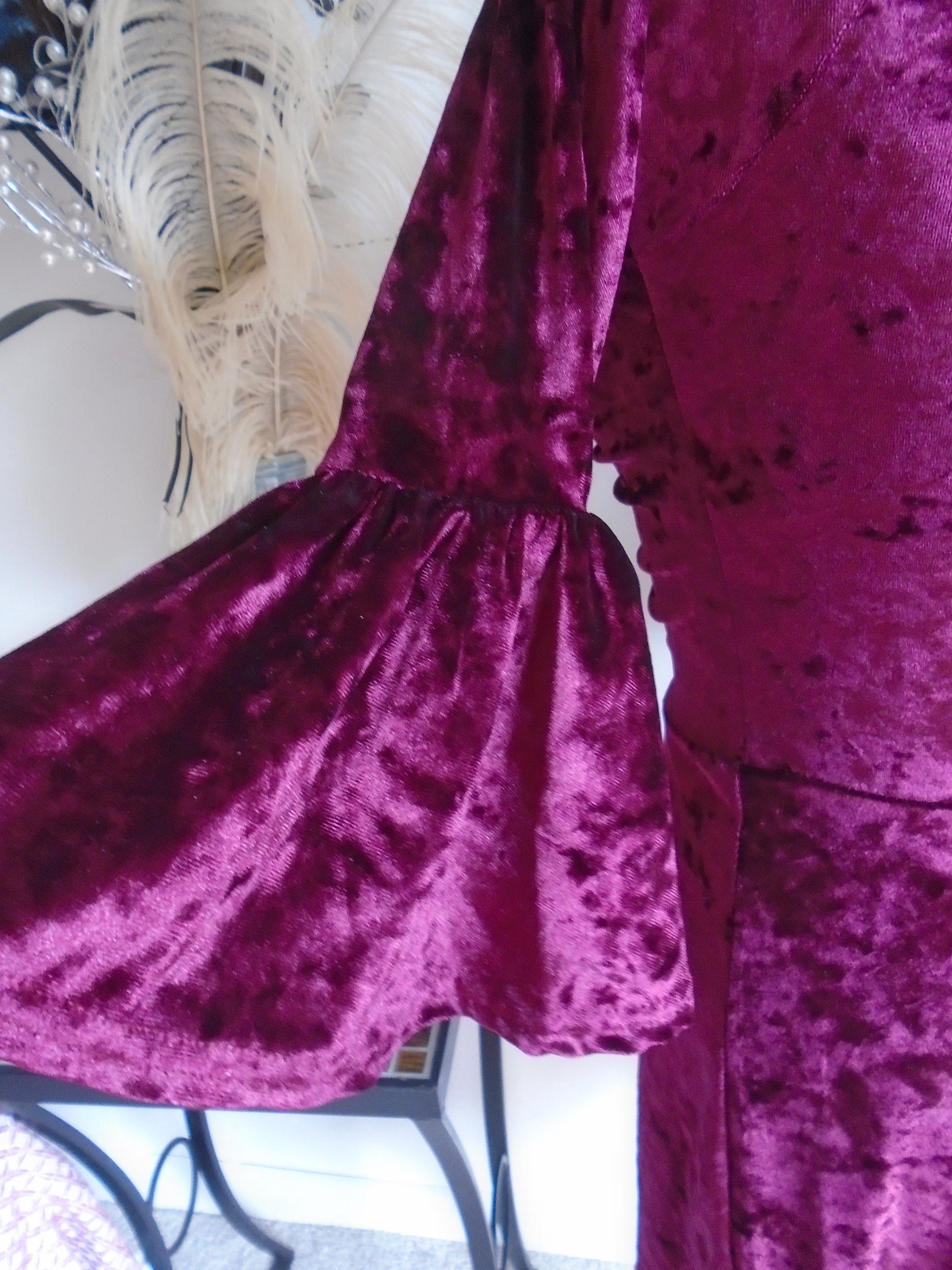 Gothic Velvet Dress Red Medieval Maiden Fae Faerie Elven Faux Etsy UK