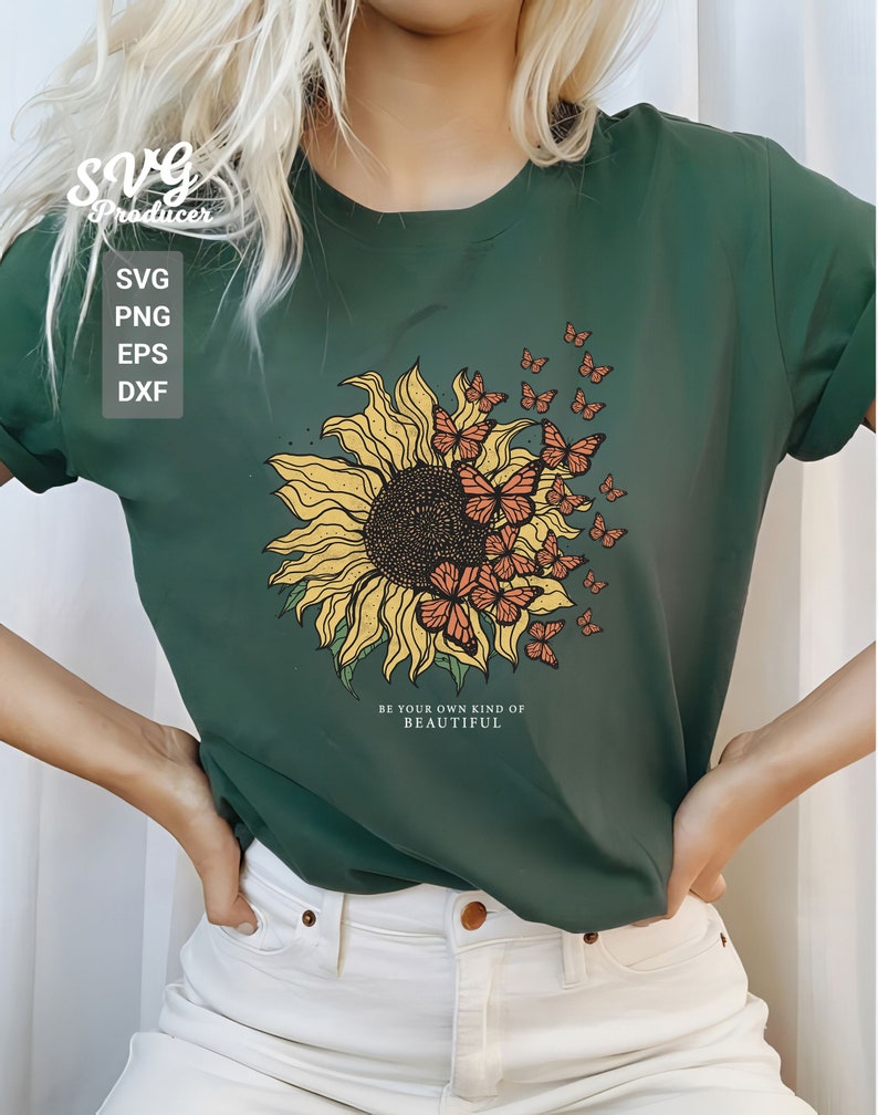 Vintage Sunflower Shirt, Womens Garden Shirt, Gift for Girlfriend