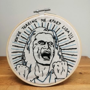 Heidi Hummingbird: The Room Movie 2003 Funny Embroidery hoop art kit