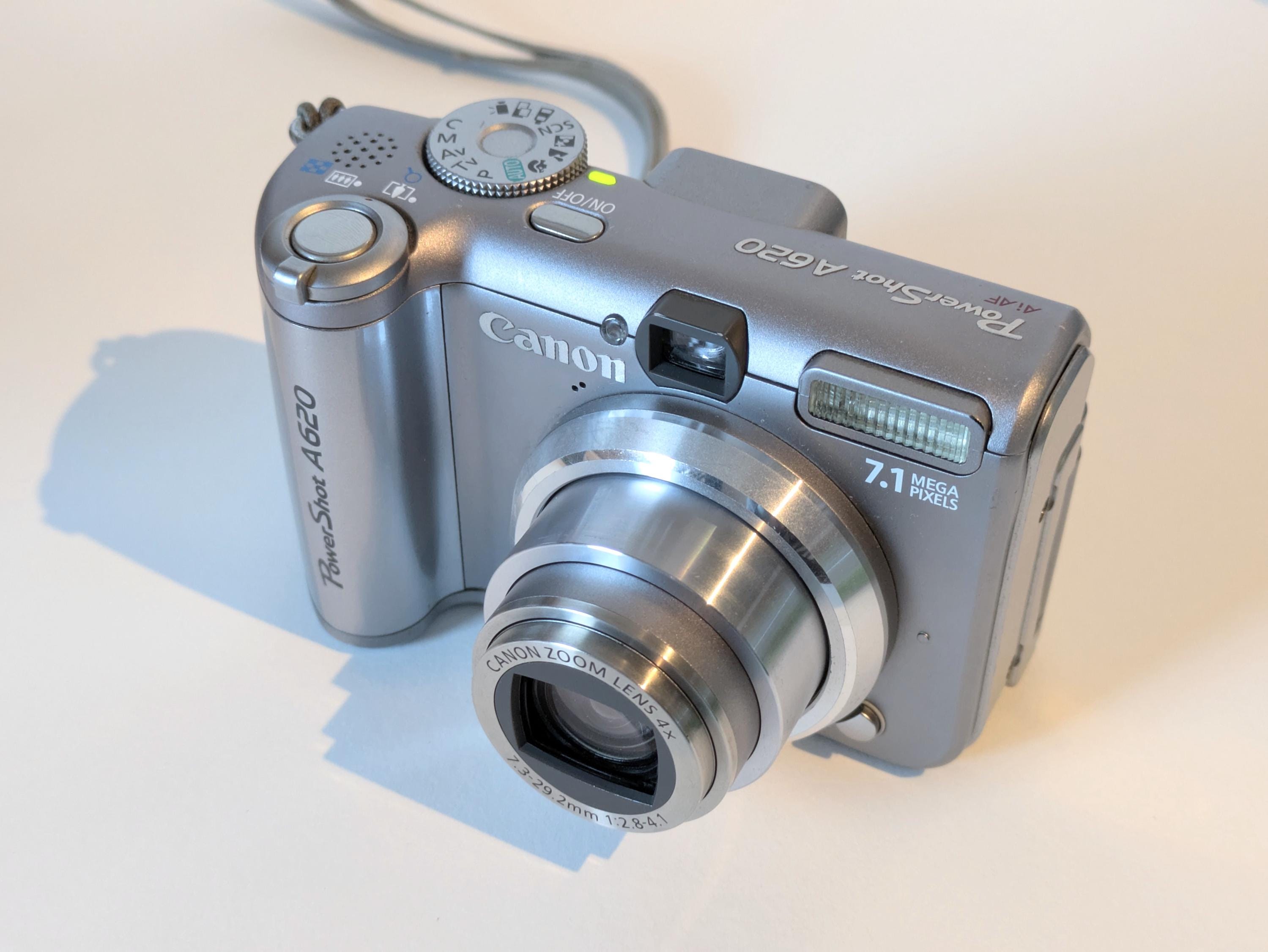 Canon Powershot A620 Digital Camera, 7.1 MP, Rotating LCD, Y2K