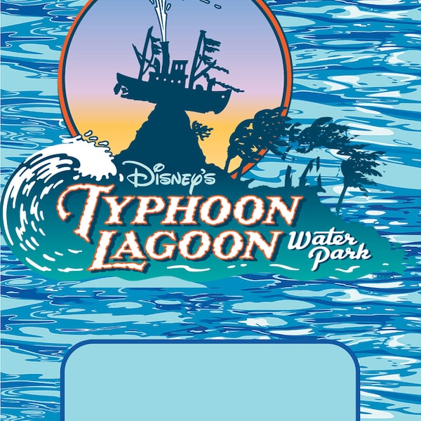 Typhoon Lagoon Checklist, Printable Card - INSTANT DOWNLOAD