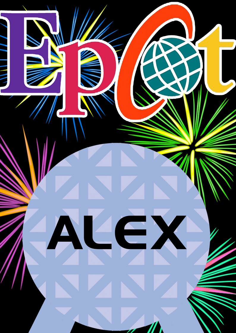 Epcot Checklist - Made to Order, Personalised, Printable Checklist - Etsy