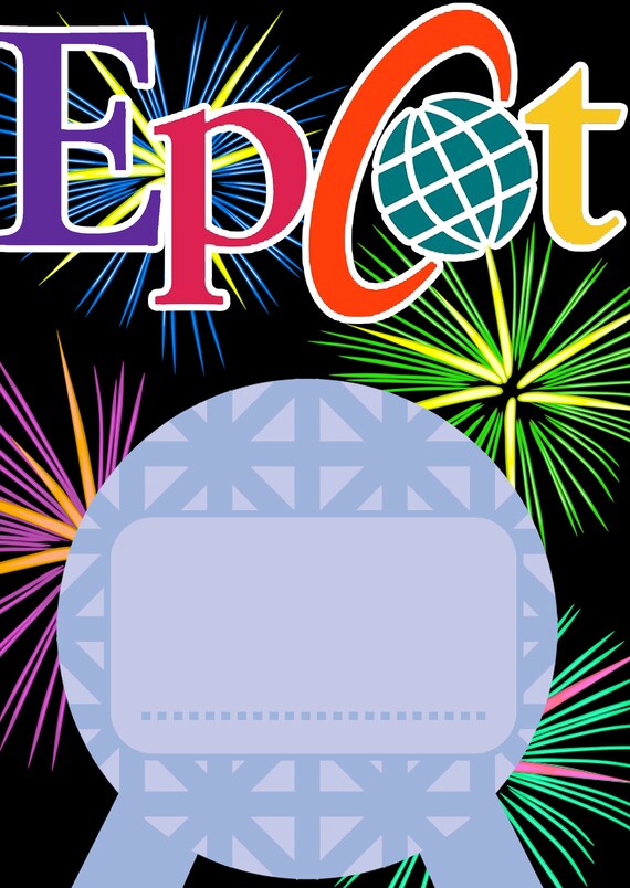 Epcot Checklist Printable Card INSTANT DOWNLOAD - Etsy