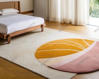 Hand Tufted Rug Modern Wool Area Rugs For Livingroom Bedroom Kitchen Nursery Entryway Office 5X8 6X9 8X10 9X12 10X14 Custom Rug