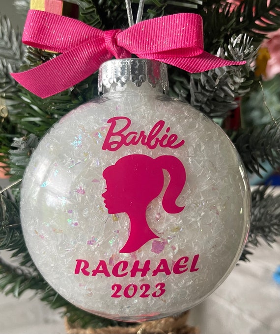 Custom Name Ornament Barbie Fan Ornament Personalized Ornament 