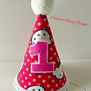 Kitty First Birthday Hat, First Birthday Accessories