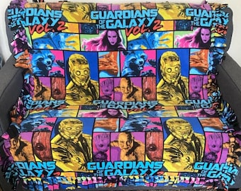 Superhero Fleece Tie Blanket, Knotted Blanket