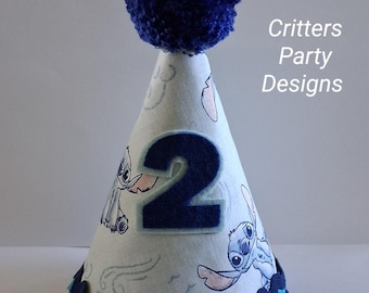 Stitch First Birthday Hat, First Birthday Accessories