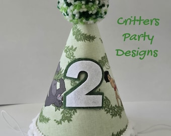 Jungle First Birthday Party Hat, First Birthday Accessories
