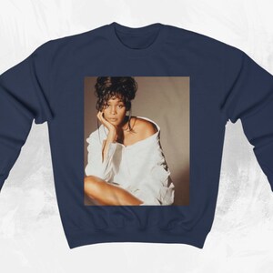 Whitney Houston Crewneck Sweatshirt | 4 Colors Available | Unisex Men’s Women’s Sweater | Sizes S - 3XL