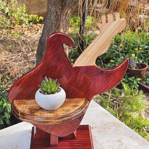Cactus guitar planter