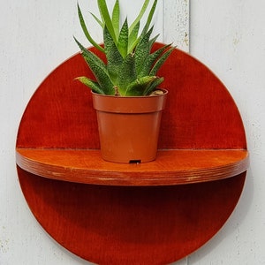 Wall round shelf