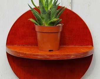 Wall round shelf
