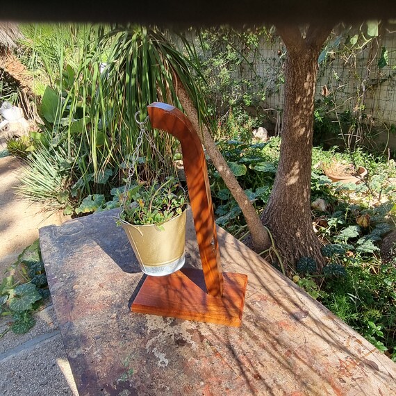 Handgemachter Holz Pflanztopf: Mahagoni & Kiefer - Etsy.de
