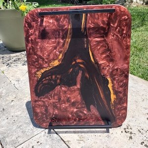 Very Rare Iron Wood serving platter