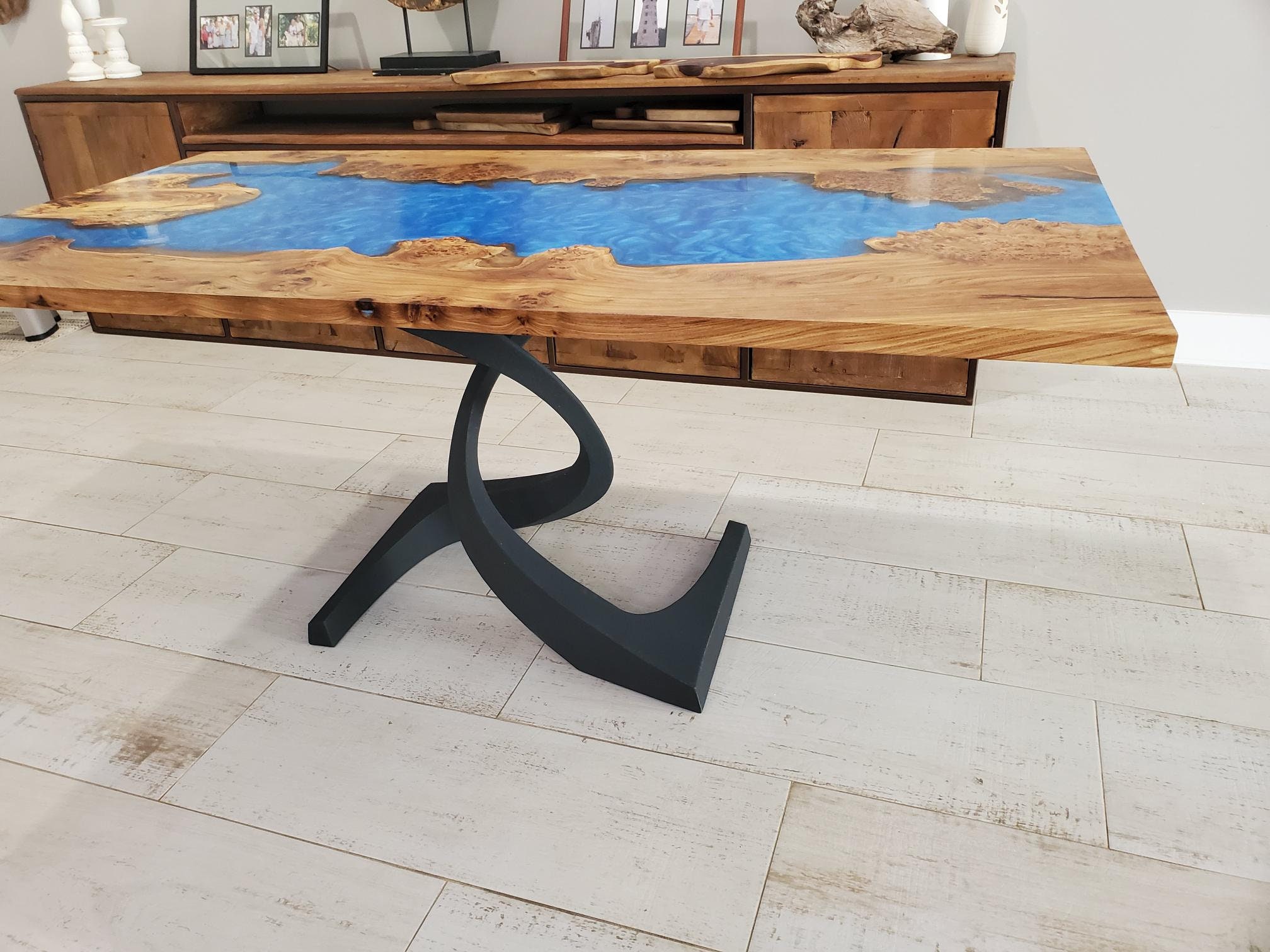 Custom Epoxy River Table - Etsy