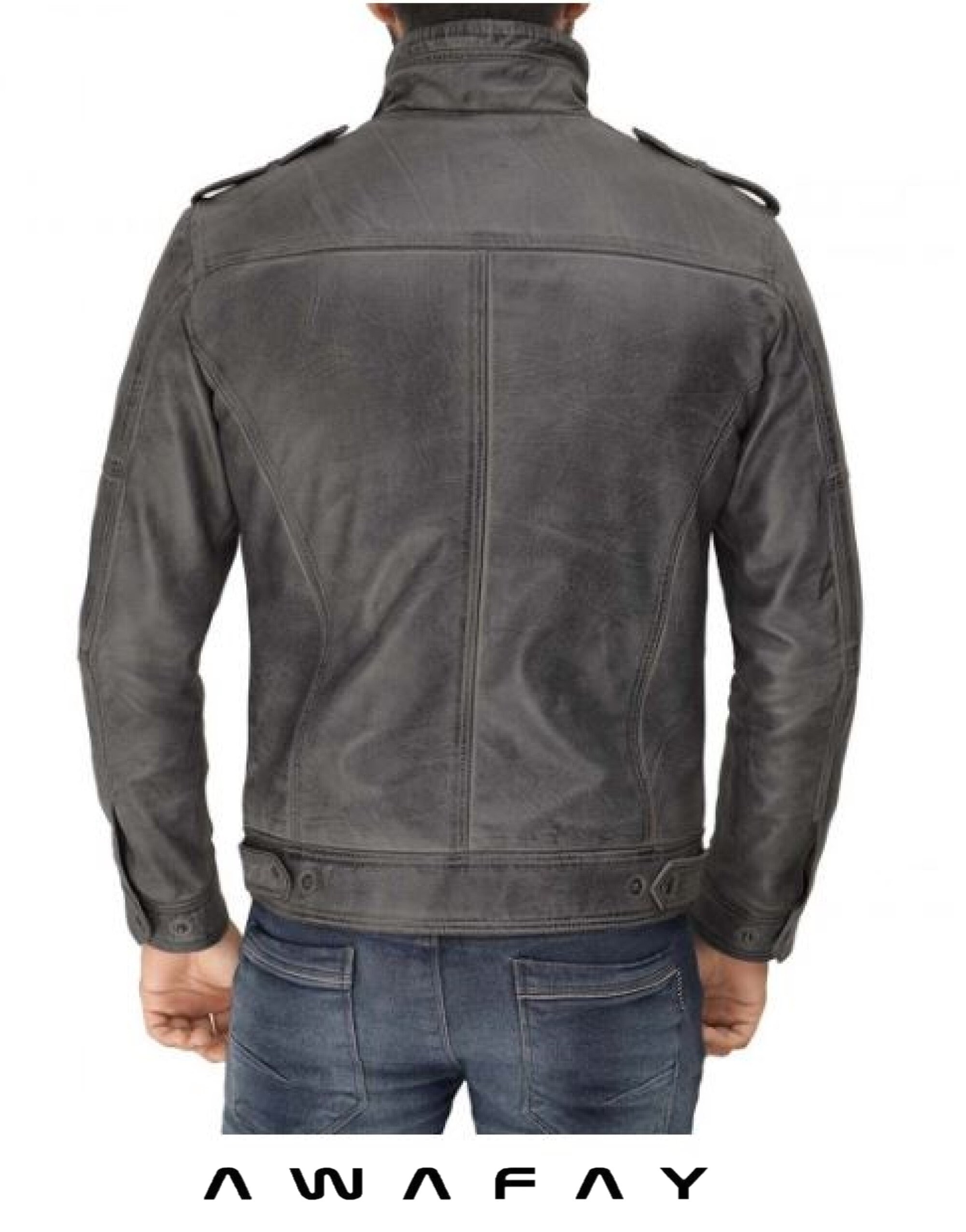 New Men's Genuine Soft Leather Jacket Real Lambskin Leather Slim Fit ...