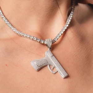 Round VVS Moissanite 925 Sterling Silver Hip Hop Pendant, Ice Out Moissanite Pendant para hombres, 3D Carta Colgante Regalo de Cumpleaños