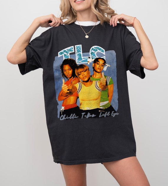 Vintage TLC Bootleg Rap Tee, Waterfalls Shirt, TLC Graphic Tee 