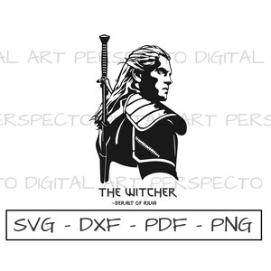 The Witcher Artwork A4 Print File, the Witcher Portrait Digital Art