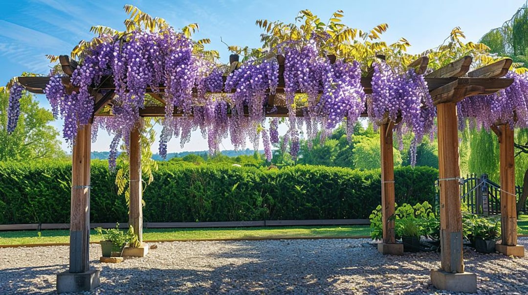 Wisteria Blue Rain Seeds Frost Hardy Perennial, Gift for Him Her