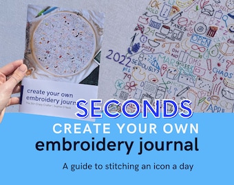 Embroidery Journal Printed Guide SECONDS