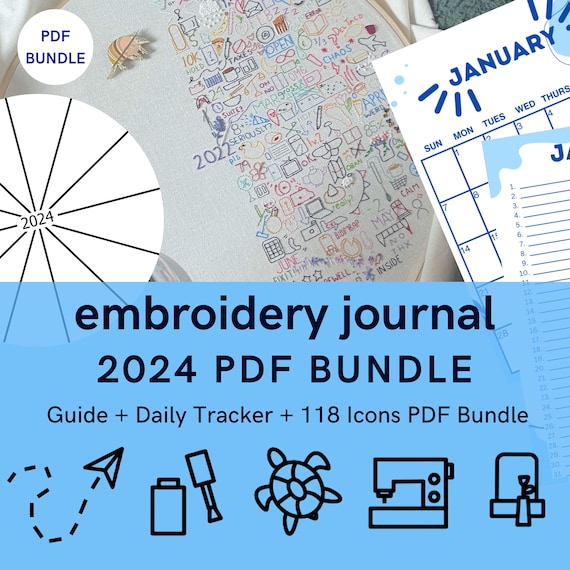 2024 Full Embroidery Journal Kit 