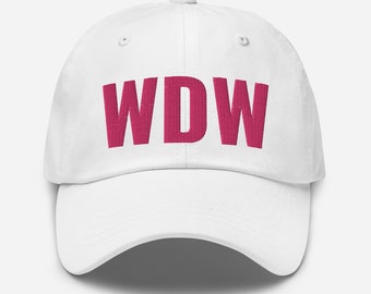 WDW Hat - Pink Thread