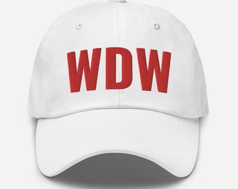 WDW Hat Red Thread - Choose your color