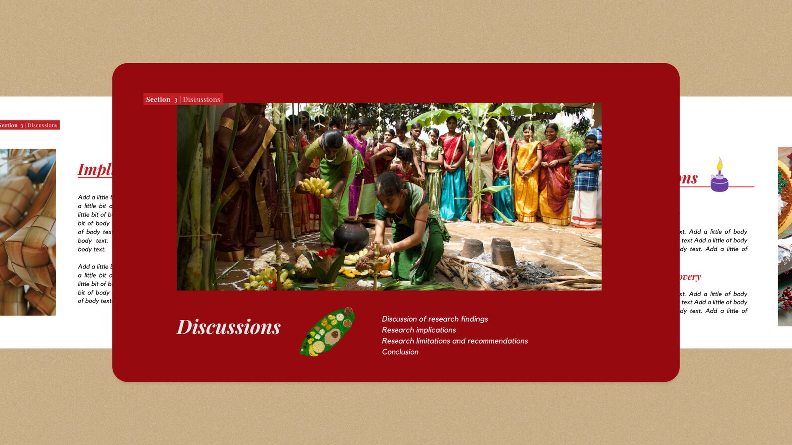 Slide Raya MERDEKA65 SERIES: RAYA - Red & White for Class Thesis Student Canva ...