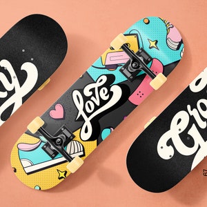 Skateboard Mockup Set v1
