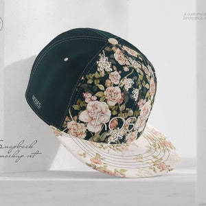 Snapback Cap Mockup Set 4