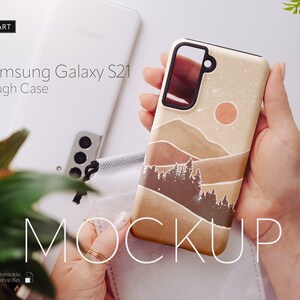 Samsung Galaxy S21 Tough Case Mockup v.1