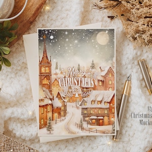 Paquete de maquetas de postales navideñas v.2