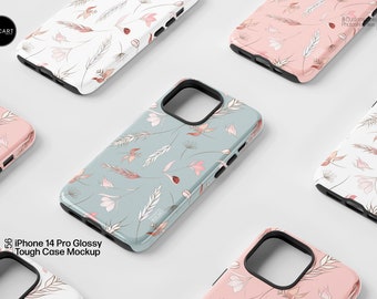 Apple iPhone 14Pro glanzend stoer hoesjemodel
