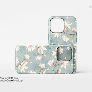 iPhone 13-14 Pro Tough Matte Case Mockup