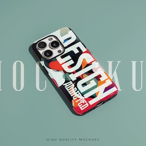 iPhone 15Pro Tough Case Mockup v.12
