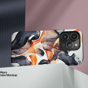 iPhone 14 Pro Tough Matte Case Mockup