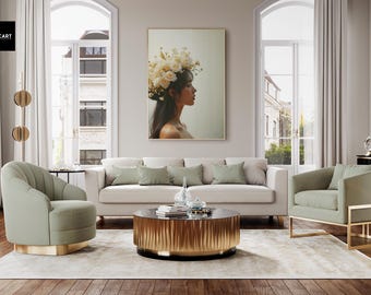 Living Room Wallpaper Mockup v.2