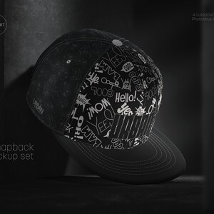 Snapback Cap Mockup Set 3