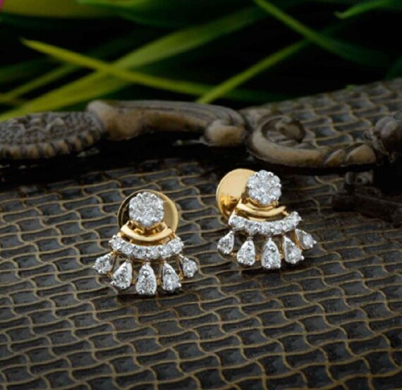 EXQUISITE DIAMOND EAR STUDS - Navrathan