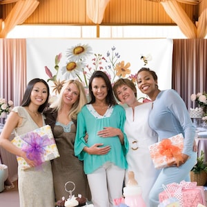 Arch Baby in Bloom Baby Shower Backdrop