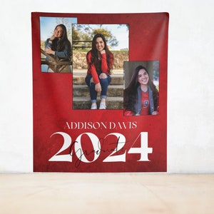 Custom Photo Graduation Backdrop: Personalized Party Decor