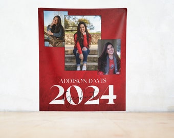 Custom Photo Graduation Backdrop: Personalized Party Decor