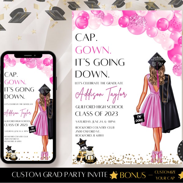 Pink Graduation - Etsy