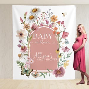 Arch Baby in Bloom Baby Shower Backdrop